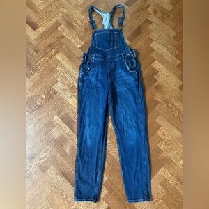 FAT FACE Denim Dungarees Overalls‎ Blue Farmer Casual Baggy Bibs Farmcore US 6
